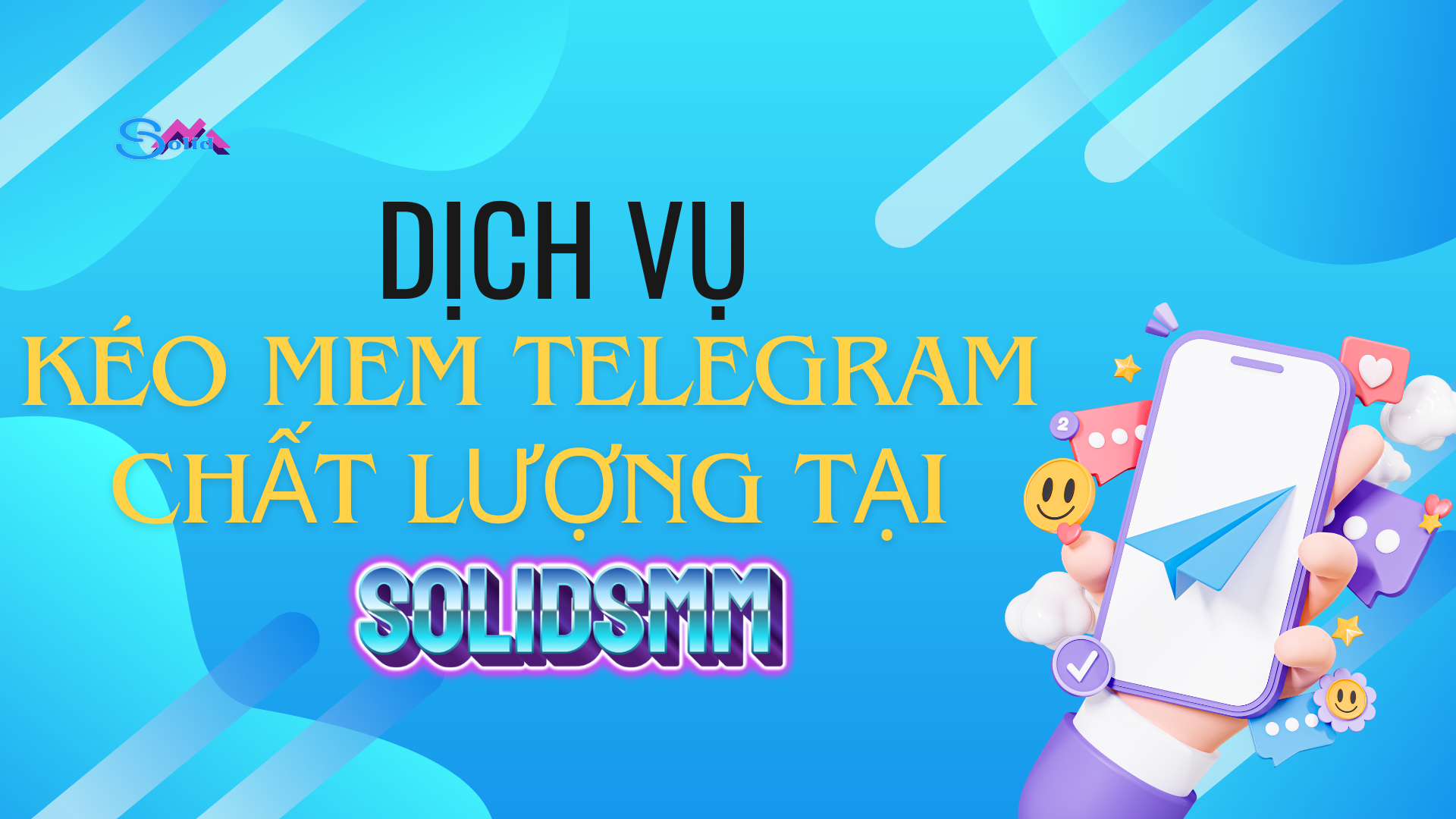 Dịch vụ kéo mem telegram tại SolidSMM